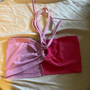 Pink Crop Top